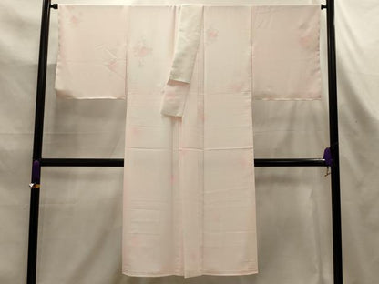 平和屋着物■長襦袢　袷　草花文　暈し染め　洗える着物　AABL4340sx
