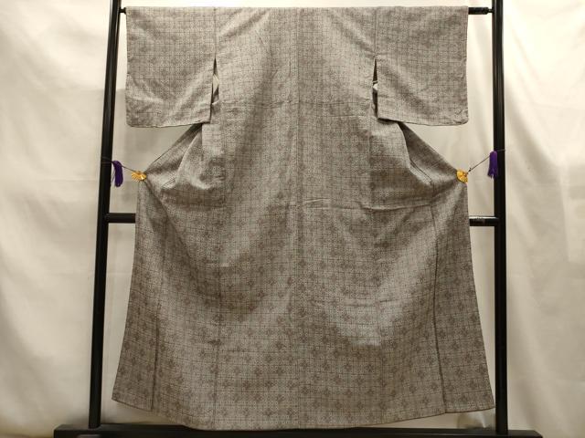 平和屋着物■小紋　花唐草文　洗える着物　AABL4341sx