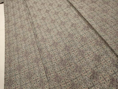 平和屋着物■小紋　花唐草文　洗える着物　AABL4341sx