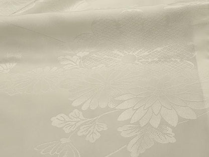 平和屋着物■長襦袢　袷　菊　洗える着物　AABL4343sx