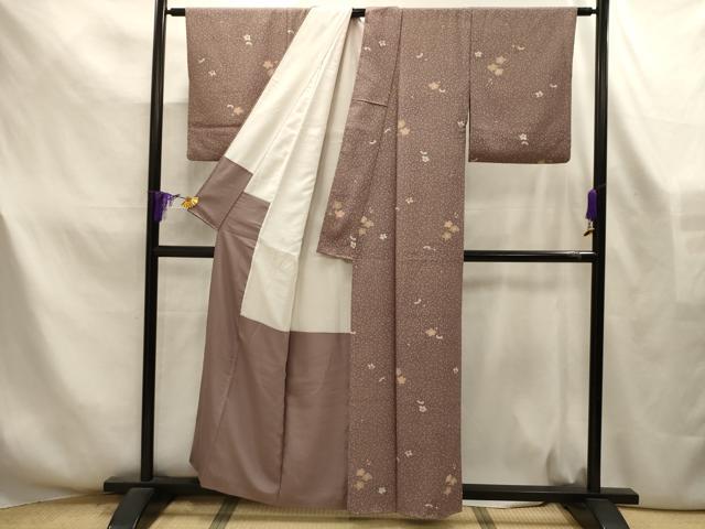 平和屋着物■小紋　舞梅文　洗える着物　AABL4350sx