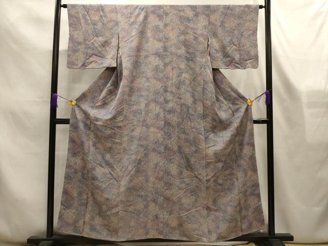 平和屋着物■江戸小紋　霞文　正絹　逸品　AABL4351sx