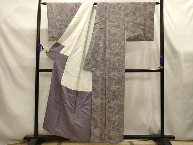 平和屋着物■江戸小紋　霞文　正絹　逸品　AABL4351sx