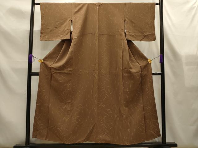 平和屋着物■上質な小紋　花唐草文　正絹　逸品　AABL4355sx