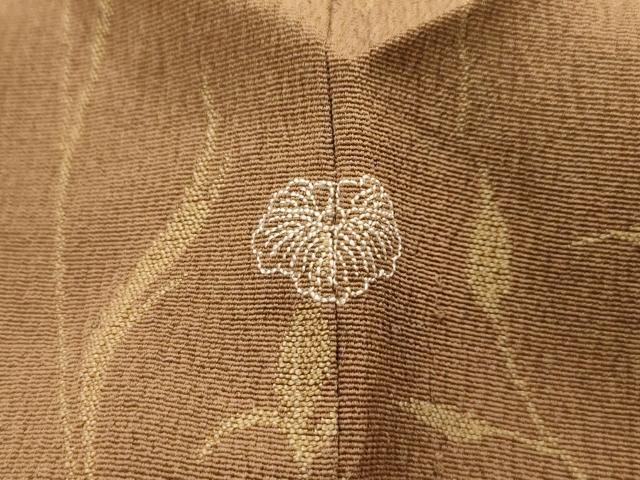 平和屋着物■上質な小紋　花唐草文　正絹　逸品　AABL4355sx