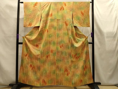 平和屋着物■上質な小紋　樹林文　暈し染め　西武百貨店扱い　正絹　逸品　AABL4363sx