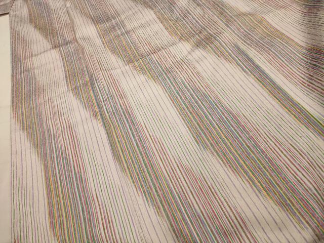 平和屋着物■上質な小紋　変わり間道　正絹　逸品　AABL4379sx