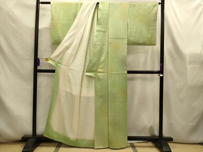 平和屋着物■上質な小紋　青海波　暈し染め　正絹　逸品　AABL4387sx