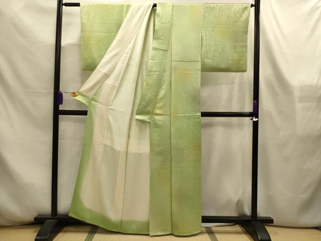 平和屋着物■上質な小紋　青海波　暈し染め　正絹　逸品　AABL4387sx