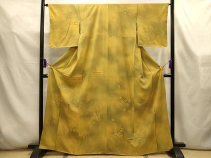 平和屋着物■訪問着　草花文　暈し染め　正絹　逸品　AABL4402sx