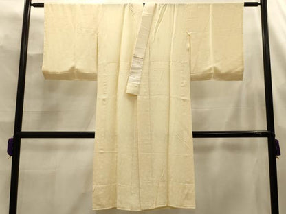 平和屋着物■長襦袢　無双仕立て　枝梅文　正絹　逸品　AABL4407sx