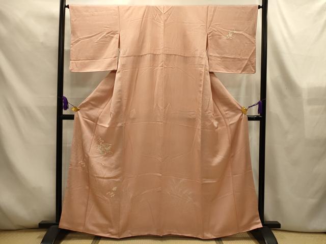 平和屋着物■訪問着　刺繍　花文箱文　金彩　正絹　逸品　AABL4410sx