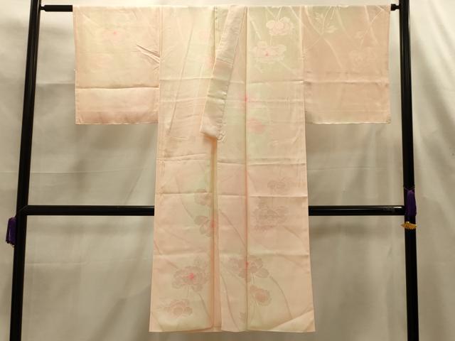平和屋着物■長襦袢　無双仕立て　流水花文　暈し染め　正絹　逸品　AABL4412sx