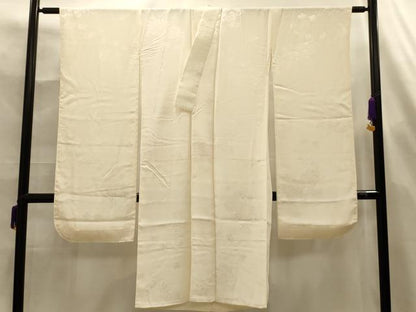 平和屋着物■振袖用長襦袢　袷　花蝶文　正絹　逸品　AABL4414sx
