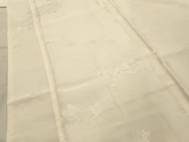 平和屋着物■振袖用長襦袢　袷　花蝶文　正絹　逸品　AABL4414sx