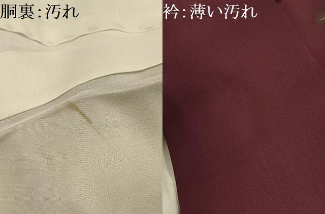 平和屋着物■訪問着　手描き　枝花文　正絹　逸品　AABL4415sx