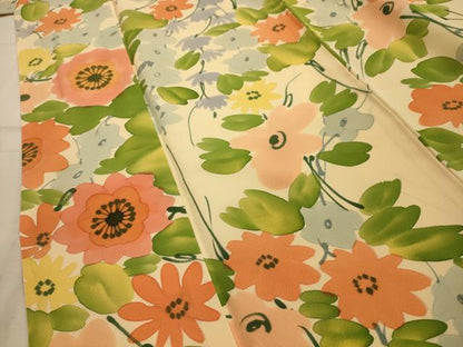 平和屋着物■訪問着　草花文　ろうけつ染　正絹　逸品　AABL4419sx