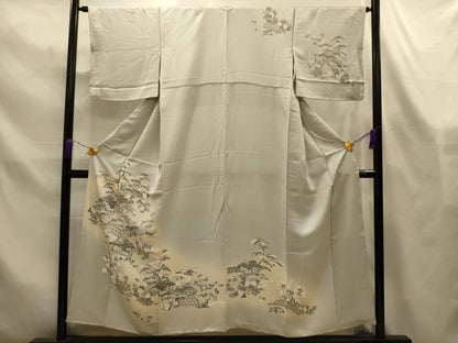 平和屋着物■訪問着　風景文　暈し染め　正絹　逸品　AABL4428sx