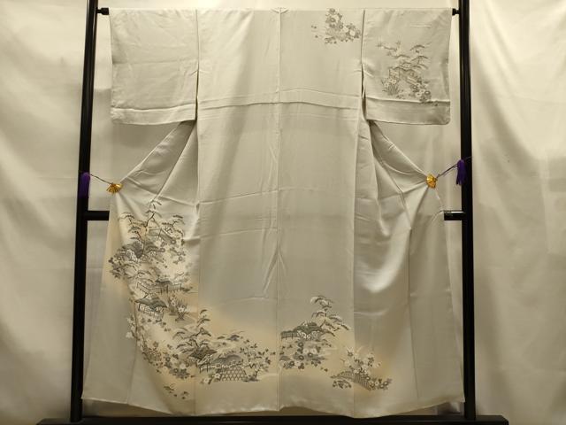 平和屋着物■訪問着　風景文　暈し染め　正絹　逸品　AABL4428sx