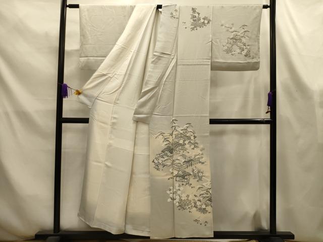 平和屋着物■訪問着　風景文　暈し染め　正絹　逸品　AABL4428sx