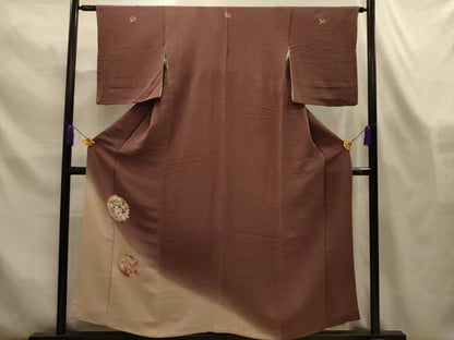 平和屋着物■豪華色留袖　作家物　花丸文　暈し染め　金糸　鬼しぼ縮緬　正絹　逸品　AABL4429sx