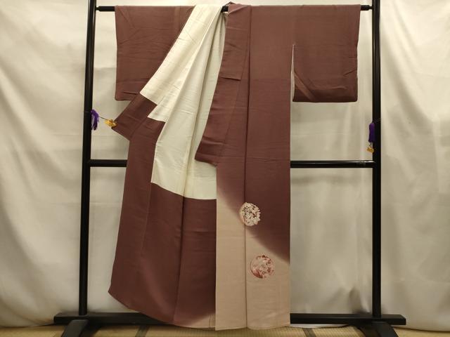 平和屋着物■豪華色留袖　作家物　花丸文　暈し染め　金糸　鬼しぼ縮緬　正絹　逸品　AABL4429sx