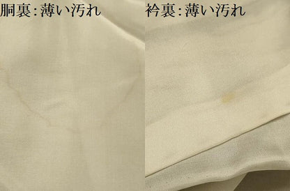 平和屋着物■本場大島紬　草花文　正絹　逸品　AABL4448sx