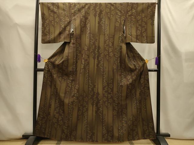 平和屋着物■小紋　花間道　洗える着物　AABL4451sx
