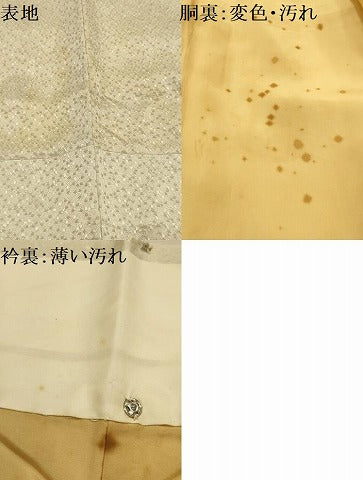 平和屋着物■豪華色留袖　刺繍　立波箔散らし　金糸　正絹　逸品　AABL4464sx