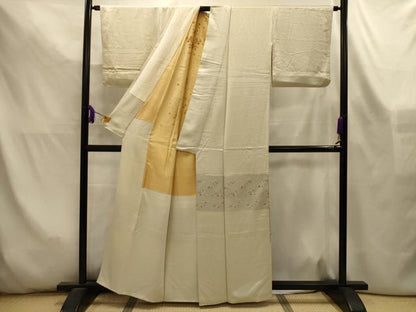 平和屋着物■豪華色留袖　刺繍　立波箔散らし　金糸　正絹　逸品　AABL4464sx