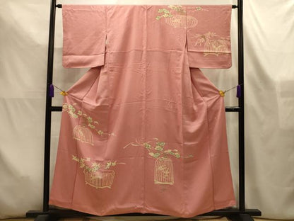 平和屋着物■訪問着　作家物　鳥かご　松坂屋扱い　正絹　逸品　AABL4466sx