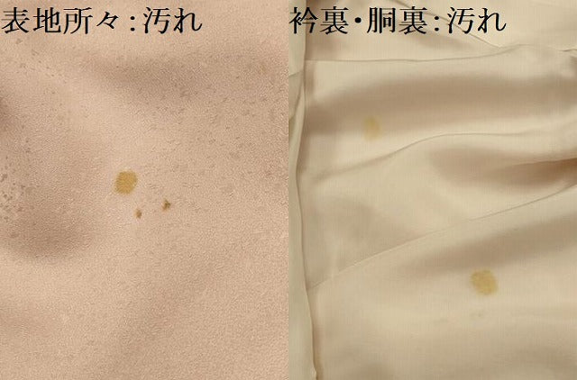 平和屋着物■訪問着　枝花文　暈し染め　正絹　逸品　AABL4474sx