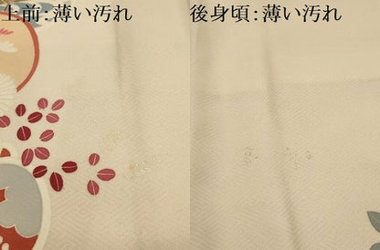 平和屋着物■訪問着　道長花文　金彩　正絹　逸品　AABL4494sx