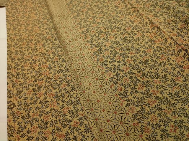 平和屋着物■上質な小紋　花間道　正絹　逸品　AABL4501sx