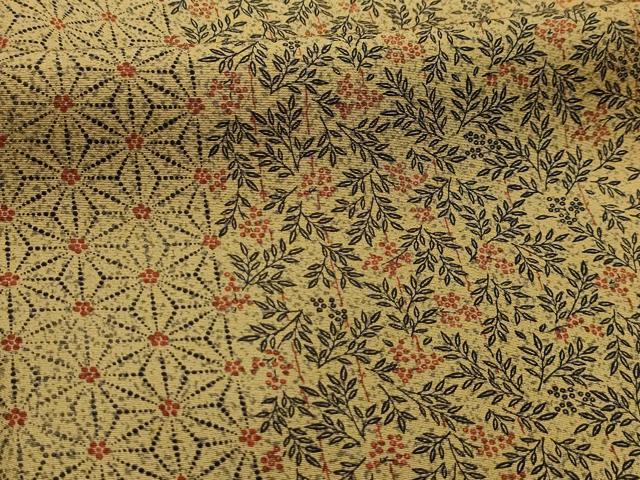 平和屋着物■上質な小紋　花間道　正絹　逸品　AABL4501sx