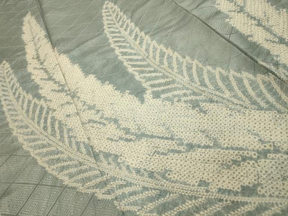 平和屋着物■訪問着　絞り　草葉文　正絹　逸品　AABL4503sx