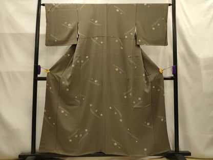 平和屋着物■上質な小紋　花丸文　金彩　正絹　逸品　AABL4512sx