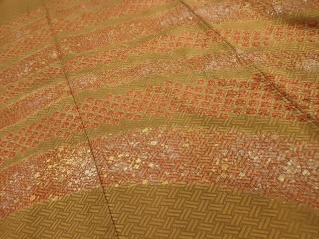 平和屋着物■訪問着　絞り　箔散らし文様　金銀彩　正絹　逸品　AABL4541sx