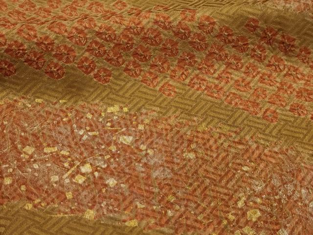 平和屋着物■訪問着　絞り　箔散らし文様　金銀彩　正絹　逸品　AABL4541sx