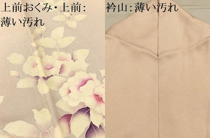 平和屋着物■訪問着　枝花文　暈し染め　正絹　逸品　AABL4545sx