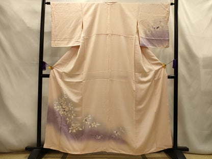 平和屋着物■訪問着　枝花文　暈し染め　正絹　逸品　AABL4545sx