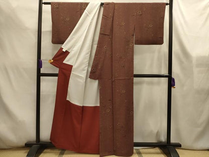 平和屋着物■小紋　吹き寄せ文　洗える着物　AABL4554sx