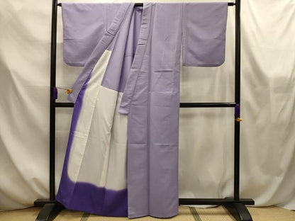 平和屋着物■色無地　薄色　胴抜き仕立て　洗える着物　AABL4563sx