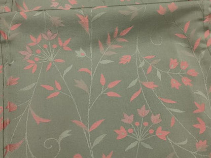 平和屋着物■お召　花唐草文　正絹　逸品　AABL4571sx