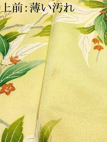 平和屋着物■上質な小紋　枝花文　暈し染め　正絹　逸品　AABL4577sx