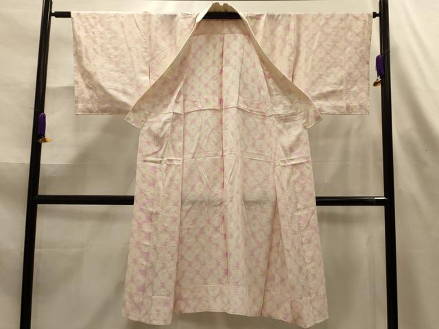 平和屋着物■長襦袢　無双仕立て　花菱文　暈し染め　正絹　逸品　AABL4593sx