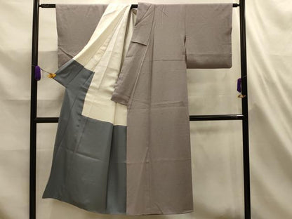 平和屋着物■伝統工芸師　服部光擴　江戸小紋　行儀　正絹　逸品　AABL4652sx