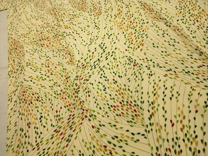 平和屋着物■上質な小紋　幾何学文様　正絹　逸品　AABL4653sx