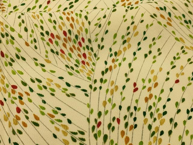 平和屋着物■上質な小紋　幾何学文様　正絹　逸品　AABL4653sx