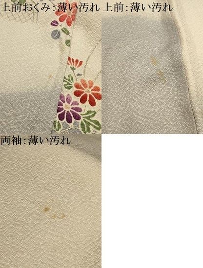 平和屋着物■上質な小紋　花籬文　暈し染め　金彩　正絹　逸品　AABL4657sx